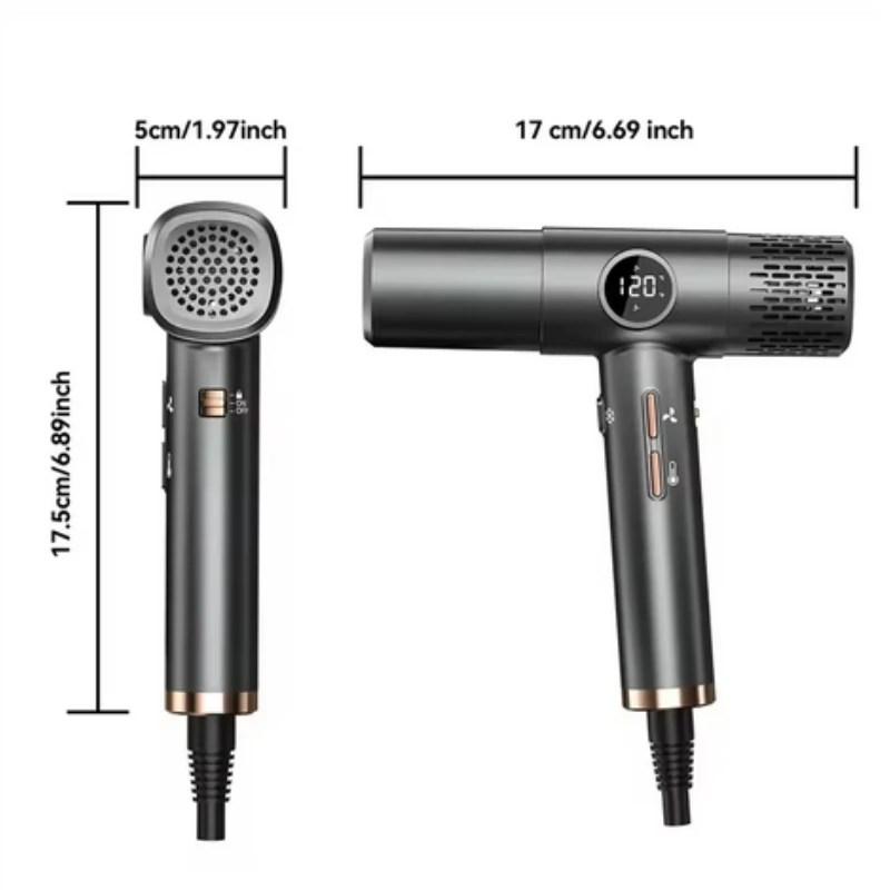 Professional LCD Display 110000RPM High-Speed Hair Dryer Negative Ionic Blow Dryer Brushless Motor Fast Drying Low Noise
Professional LCD Display 110000RPM High-Speed Hair Dryer Negative Ionic Blow Dryer Brushless Motor Fast Drying Low Noise