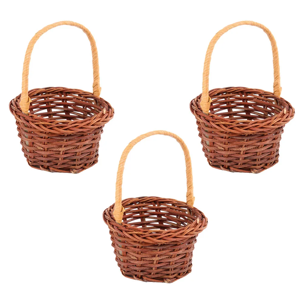 3pcs DIY Baskets 8cm Round Basket Model Opening 5cm High Storage Baskets for Mini Storage Basket Ornament House Desktop Decor
3pcs DIY Baskets 8cm Round Basket Model Opening 5cm High Storage Baskets for Mini Storage Basket Ornament House Desktop Decor