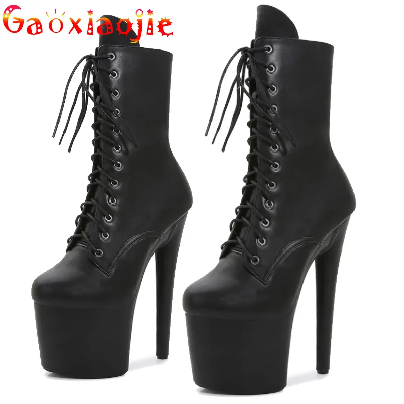 Bright Patent leather Women's Boots Matt Zip 17CM 20CM Pole Dance Shoes Super High Heels Thick Platform Women Shoes flat laces
Bright Patent leather Women's Boots Matt Zip 17CM 20CM Pole Dance Shoes Super High Heels Thick Platform Women Shoes flat laces