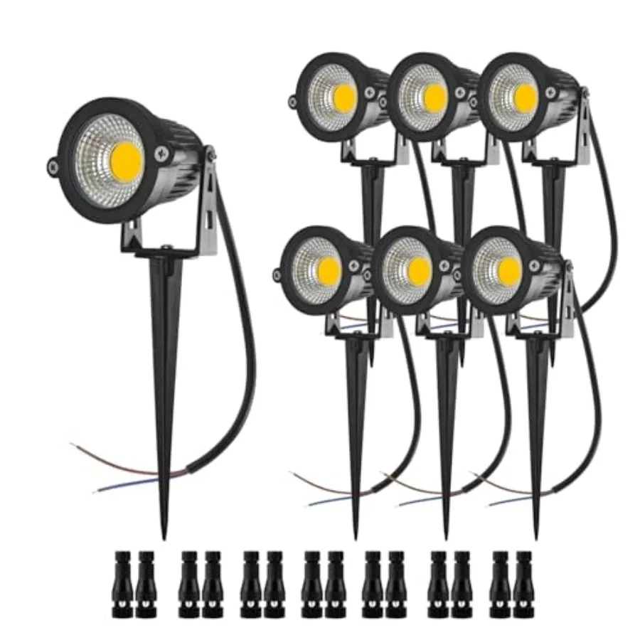 10W Low Voltage Landscape Lights 12V Landscape Lighting with Connectors Warm White Waterproof Outdoor Spotlights for Trees Path
10W Low Voltage Landscape Lights 12V Landscape Lighting with Connectors Warm White Waterproof Outdoor Spotlights for Trees Path