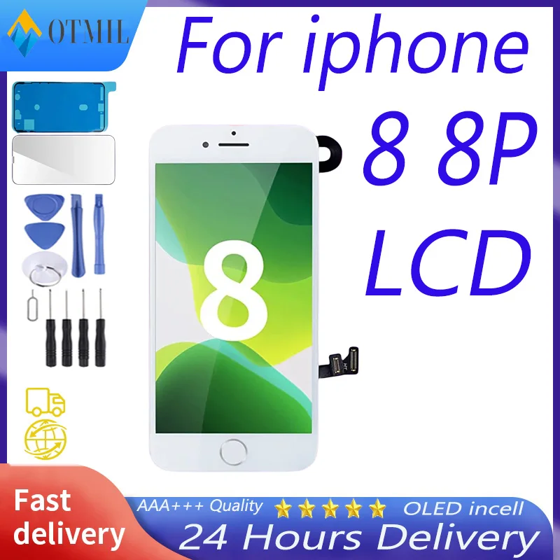 Grade AAA+++ Screen For iPhone 6 6S 7 8 Plus LCD With Perfect 3D Touch Digitizer Assembly Display
Grade AAA+++ Screen For iPhone 6 6S 7 8 Plus LCD With Perfect 3D Touch Digitizer Assembly Display