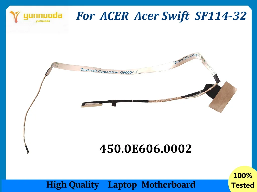 НОВЫЙ 450.0E606.0002 для Acer Swift Sf114-32 N17w6 серии ЖК-ДИСПЛЕЙ КАБЕЛЬ протестирован хорошо
НОВЫЙ 450.0E606.0002 для Acer Swift Sf114-32 N17w6 серии ЖК-ДИСПЛЕЙ КАБЕЛЬ протестирован хорошо