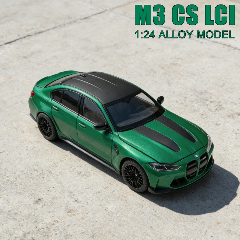 Машинка-модель 1:24 M3 CS LCI, спортивный автомобиль, литая под давлением, металлическая, со звуком и светом, игрушка для детей
Машинка-модель 1:24 M3 CS LCI, спортивный автомобиль, литая под давлением, металлическая, со звуком и светом, игрушка для детей