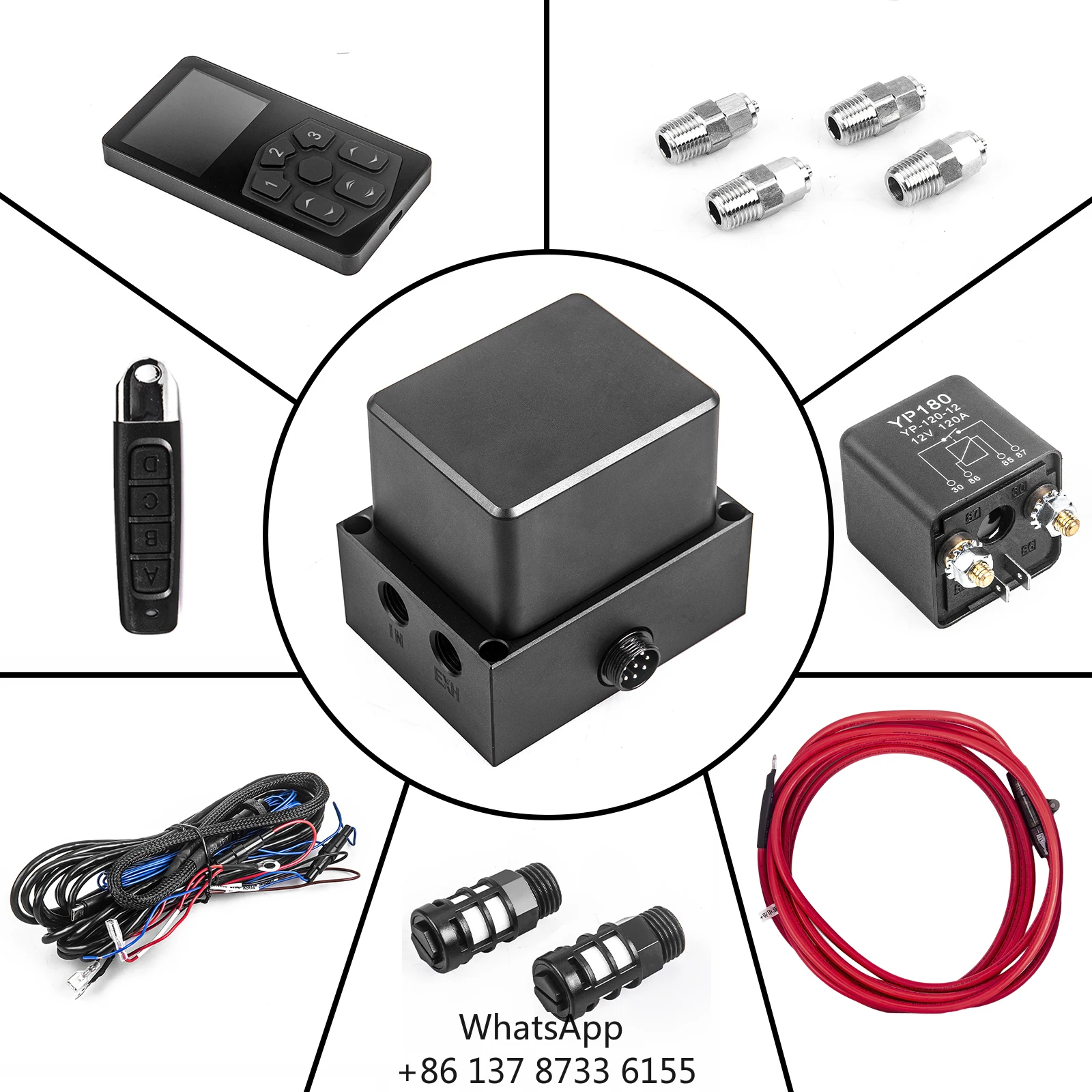 Air Management Top Grade 4-Valve Air Suspension System Kit, Electronic Control System/pneumatic/airlift 3-Stages Memory
Air Management Top Grade 4-Valve Air Suspension System Kit, Electronic Control System/pneumatic/airlift 3-Stages Memory