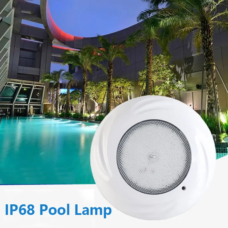 Waterproof ABS pool underwater light colorful remote-controlled LED wall light IP68 waterproof fish pond fountain landscape
Waterproof ABS pool underwater light colorful remote-controlled LED wall light IP68 waterproof fish pond fountain landscape