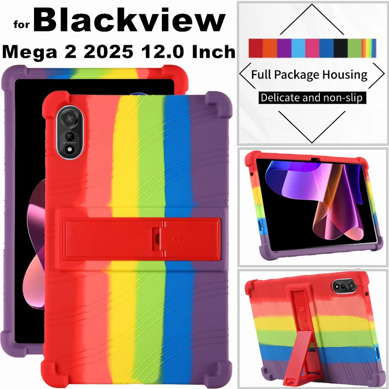 Чехол для планшета Blackview Mega 2 Mega2 2025, 12,0 дюймов, супер противоударный мягкий силиконовый защитный чехол-подставка
Чехол для планшета Blackview Mega 2 Mega2 2025, 12,0 дюймов, супер противоударный мягкий силиконовый защитный чехол-подставка