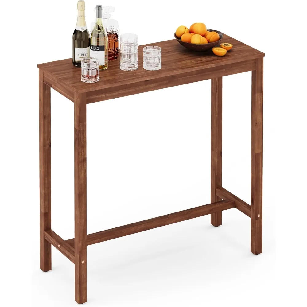 Bar Table, 38" Bar Height Pub Table, Counter Height Bar Table, Rectangular High Top Table for Narrow Space, Kitchen Dining Table
Bar Table, 38" Bar Height Pub Table, Counter Height Bar Table, Rectangular High Top Table for Narrow Space, Kitchen Dining Table