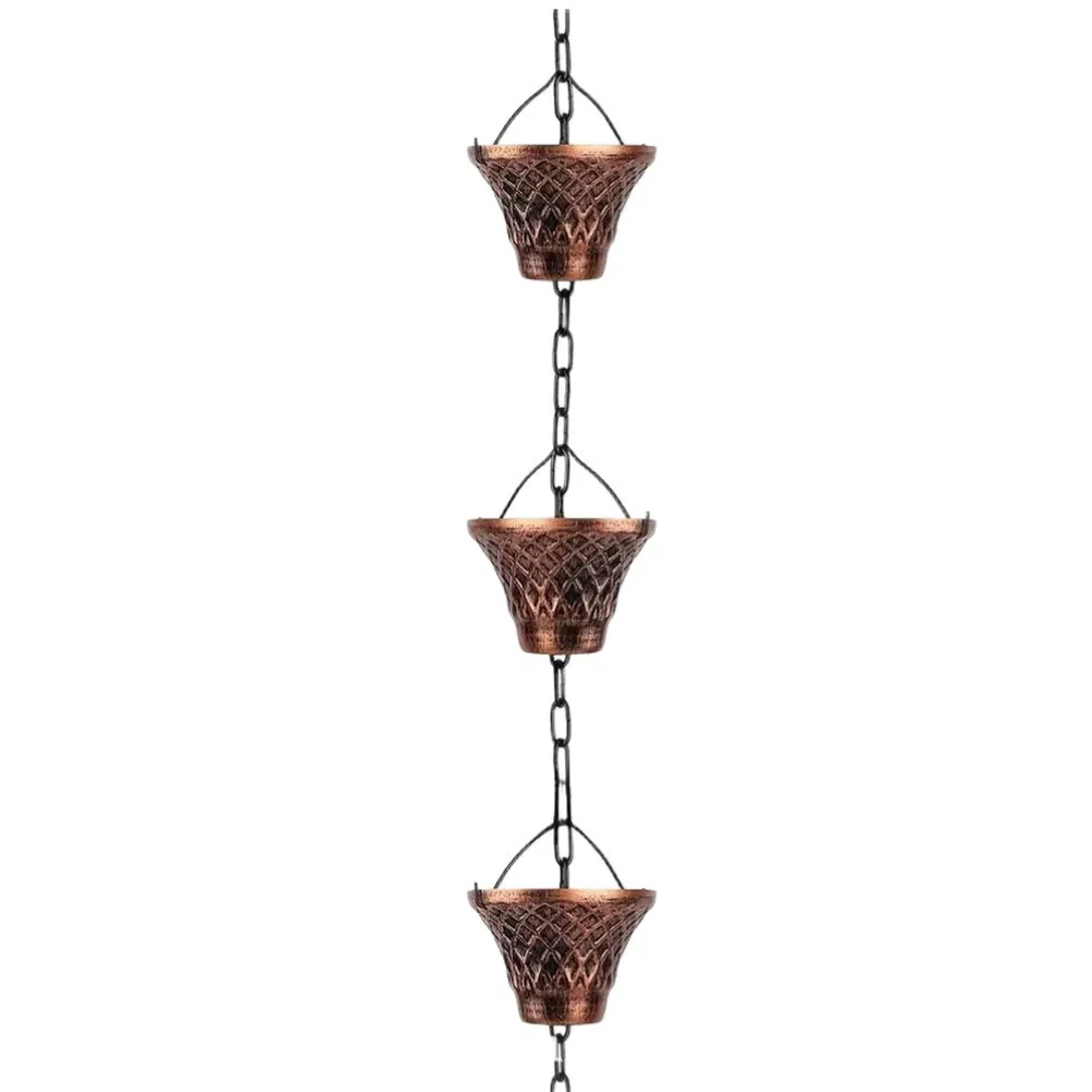 Elegant Outdoor Rain Chain Rain Chain Approximately 2.7 Meters Downspout Diverter Artistic Style Easy Installation
Elegant Outdoor Rain Chain Rain Chain Approximately 2.7 Meters Downspout Diverter Artistic Style Easy Installation