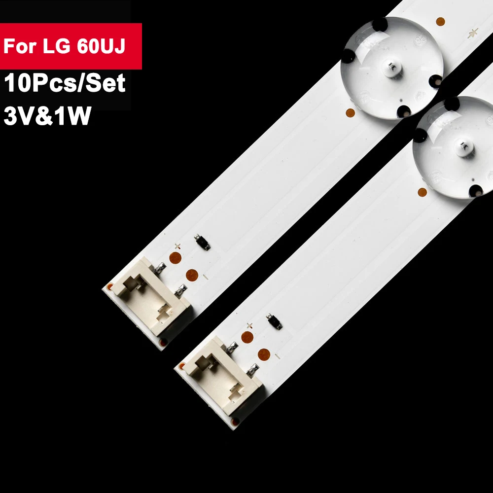 3V 10Pcs/Set Tv Backlight Bar Strip For LIG 60UJ 60UJ6300-CA 60UJ6500 60LIG63CJ 60UJ6050 60UJ630V 60UJ634V 60UJ6300-U NC600DGE
3V 10Pcs/Set Tv Backlight Bar Strip For LIG 60UJ 60UJ6300-CA 60UJ6500 60LIG63CJ 60UJ6050 60UJ630V 60UJ634V 60UJ6300-U NC600DGE