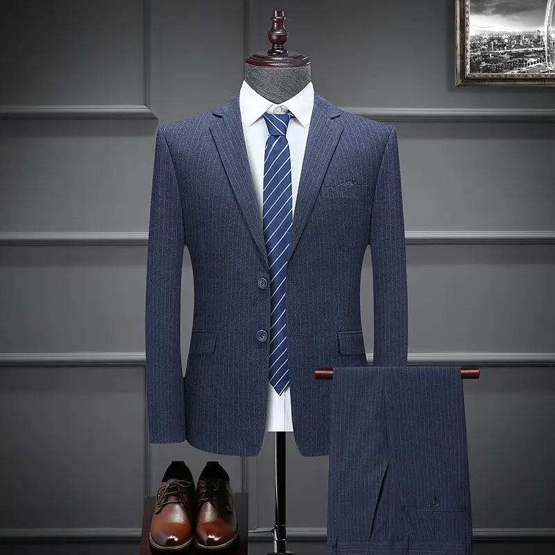 2022 Spring Autumn Men's Blazers Pants Sets Male Casual Business Plaid 2 Piece Suit Groom Wedding Jacket Coat Trousers C165
2022 Spring Autumn Men's Blazers Pants Sets Male Casual Business Plaid 2 Piece Suit Groom Wedding Jacket Coat Trousers C165