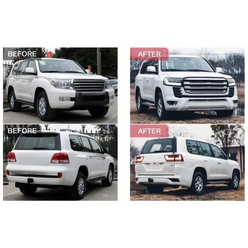 Car Accessories For LC 2008-2015 Upgrade To 2022 LC300 Simple High Quality Body Kit
Car Accessories For LC 2008-2015 Upgrade To 2022 LC300 Simple High Quality Body Kit