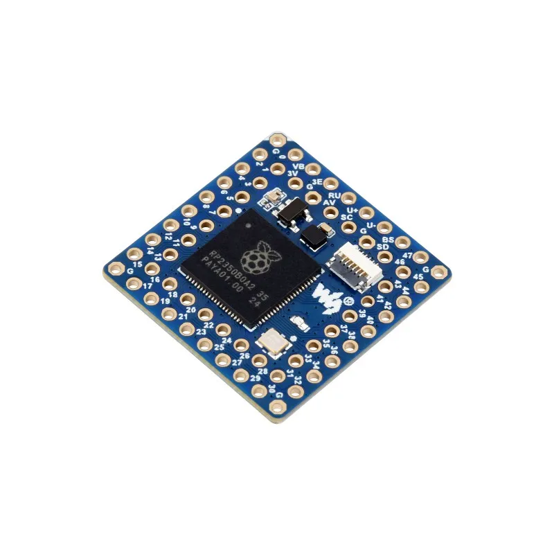 Основная плата Waveshare Core2350B, на базе двухъядерного и двухъядерного микроконтроллера Raspberry Pi RP2350B 
Основная плата Waveshare Core2350B, на базе двухъядерного и двухъядерного микроконтроллера Raspberry Pi RP2350B