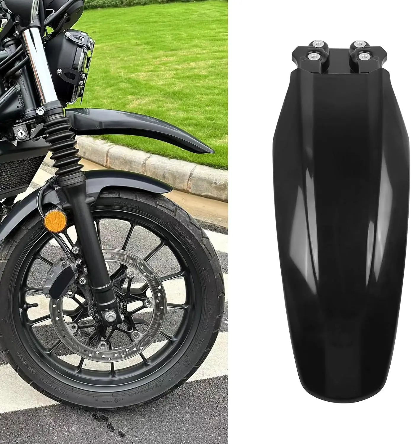 Front Fender Mudguard Extender Wheel Upper Long Cover Splash Guard Extension Replacement for Honda CL250 CL500 Scrambler SCL500
Front Fender Mudguard Extender Wheel Upper Long Cover Splash Guard Extension Replacement for Honda CL250 CL500 Scrambler SCL500