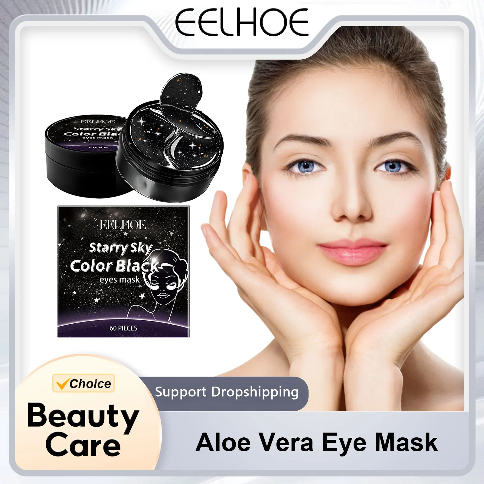 Aloe Vera Eye Mask Patches Removes Deep Dark Circles Skin Firming Remove Bags Under the Eyes Moisturizing Patches for Eyes 60PCS
Aloe Vera Eye Mask Patches Removes Deep Dark Circles Skin Firming Remove Bags Under the Eyes Moisturizing Patches for Eyes 60PCS