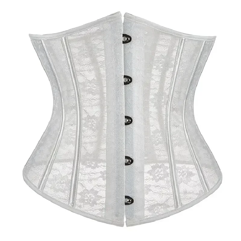 Women's Underbust Corset Sexy Floral Mesh Lace Bustiers Plastic Bones Basques Body Shaper Waist Cincher Korset
Women's Underbust Corset Sexy Floral Mesh Lace Bustiers Plastic Bones Basques Body Shaper Waist Cincher Korset