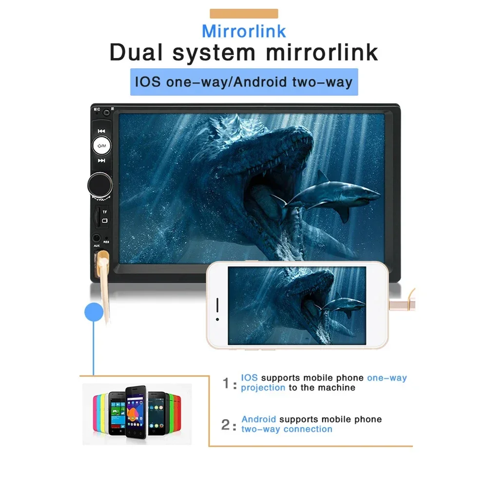 Bileeko 7in Auto MP5 Player Carplay Function HD Multimedia Player Universal Auto Radio Multimedia Player LCD Screen
Bileeko 7in Auto MP5 Player Carplay Function HD Multimedia Player Universal Auto Radio Multimedia Player LCD Screen
