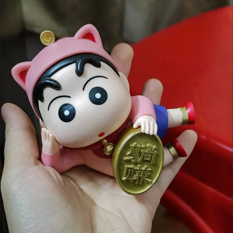 5pcs Crayon Shin-Chan Anime Figures Make Money While Lying Down Nohara Shinnosuke Toys Pvc Ornaments Collection Model Gift
5pcs Crayon Shin-Chan Anime Figures Make Money While Lying Down Nohara Shinnosuke Toys Pvc Ornaments Collection Model Gift