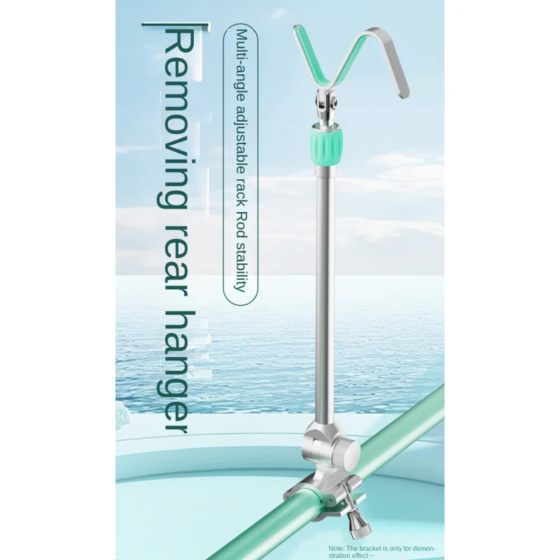 Detachable Rear Hanging Bracket Aluminum Anti-Drop Rod Holder Aluminum Alloy Fishing Rod Holder
Detachable Rear Hanging Bracket Aluminum Anti-Drop Rod Holder Aluminum Alloy Fishing Rod Holder