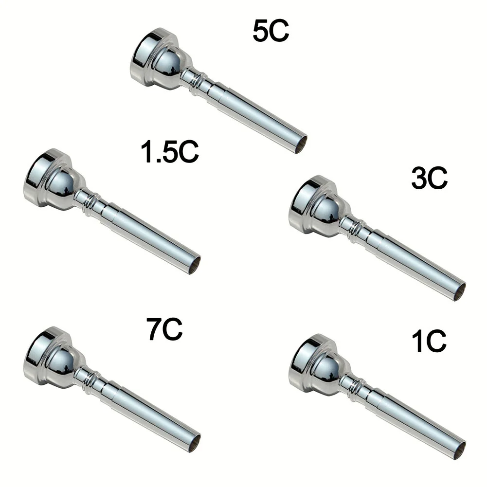 Professional Copper Trumpet Mouthpiece High-Grade Metal Replacement For 7C/5C/3C/1.5C/1C Polished Silver Finish Trumpets
Professional Copper Trumpet Mouthpiece High-Grade Metal Replacement For 7C/5C/3C/1.5C/1C Polished Silver Finish Trumpets