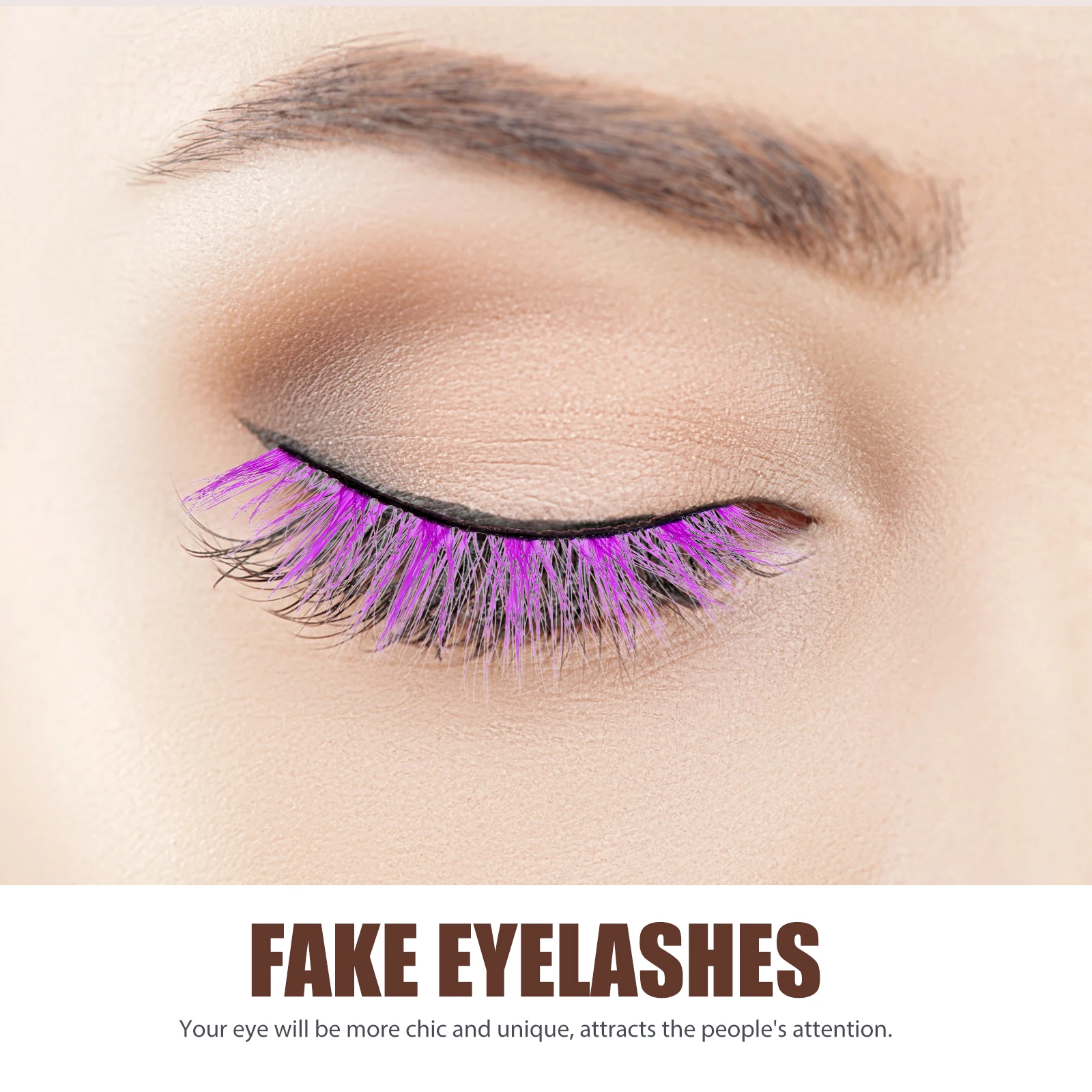 Multi-Color Fake Eyelashes 3D Art Dense Makeup Extensions Lightweight Imitated Chic Halloween Festival Party
Multi-Color Fake Eyelashes 3D Art Dense Makeup Extensions Lightweight Imitated Chic Halloween Festival Party