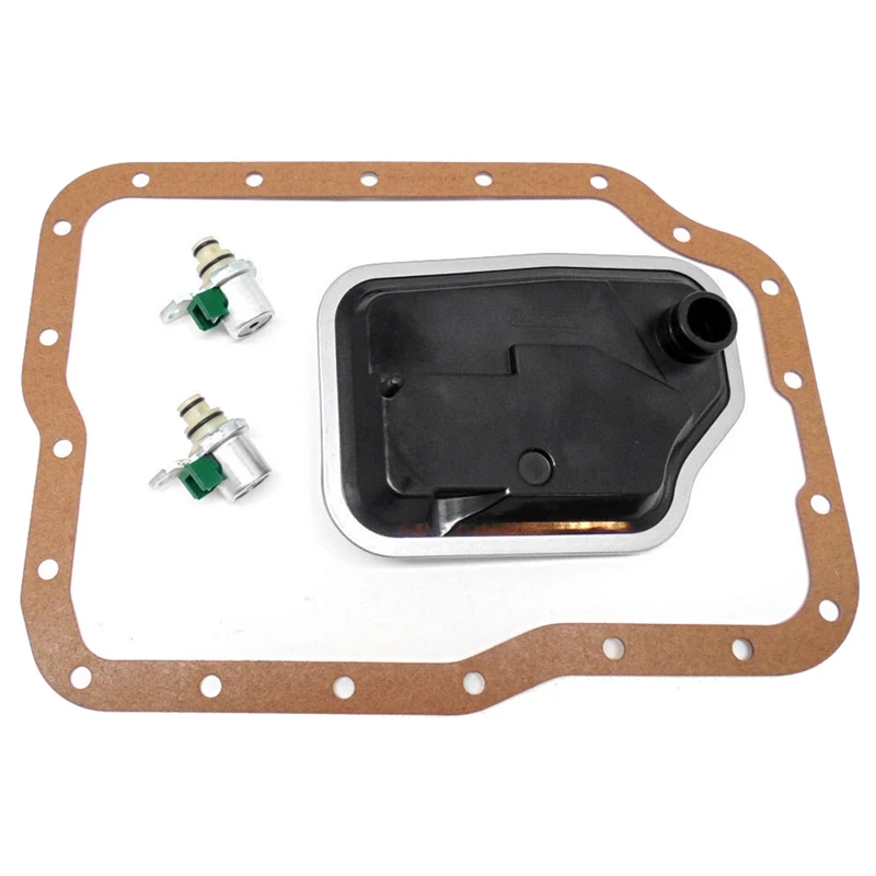 4F27E & FN4AEL Transmission Shift Solenoid A B Filter & Pan Gasket Service Kit For Ford & Mazda Products 4-Speed 1999-On
4F27E & FN4AEL Transmission Shift Solenoid A B Filter & Pan Gasket Service Kit For Ford & Mazda Products 4-Speed 1999-On
