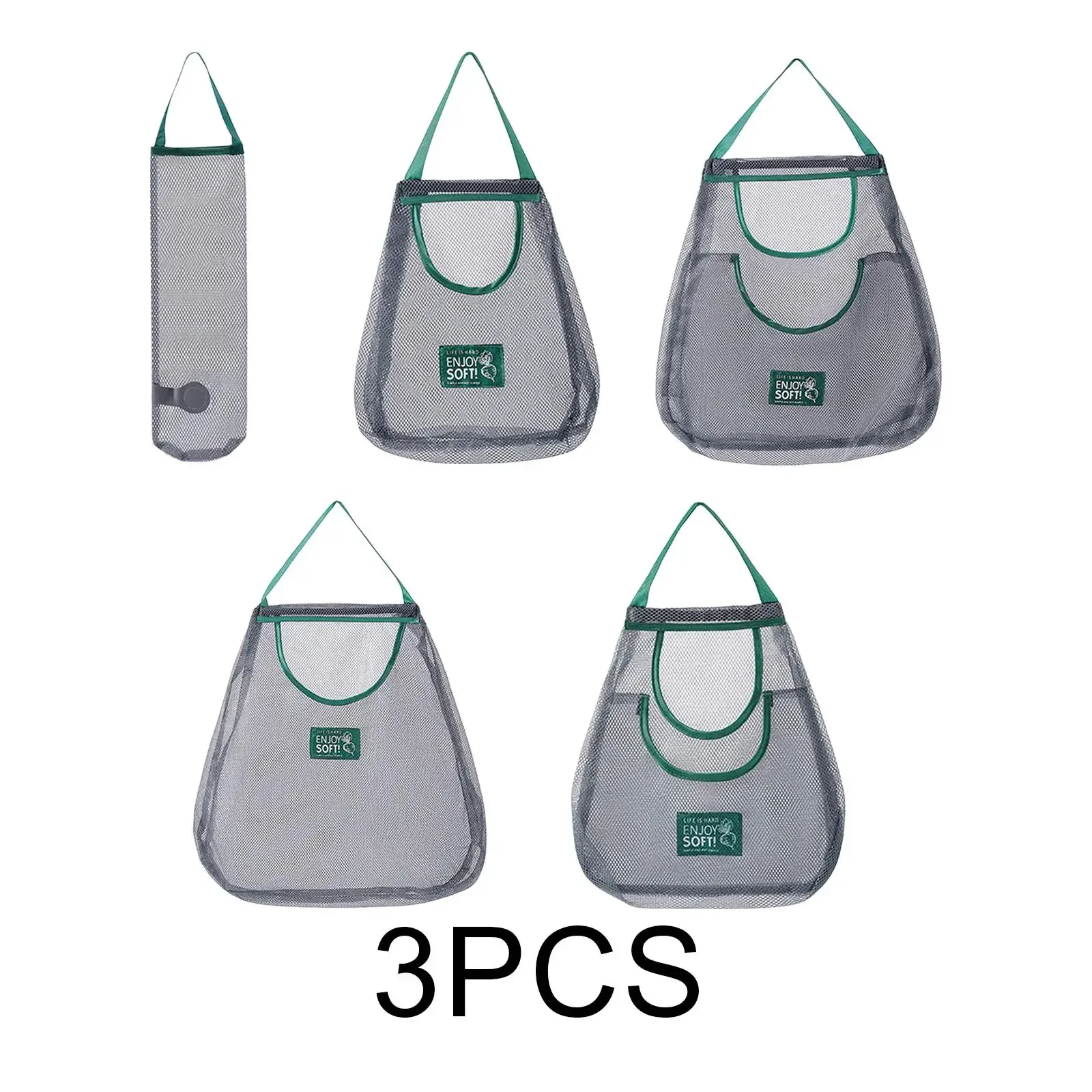 3 Pcs Storag Mesh Bag Breathable Multifunctional Wall Hanging Mesh Grocery Bag for Vegetables fruits Apples Onion Kitchen Meat
3 Pcs Storag Mesh Bag Breathable Multifunctional Wall Hanging Mesh Grocery Bag for Vegetables fruits Apples Onion Kitchen Meat
