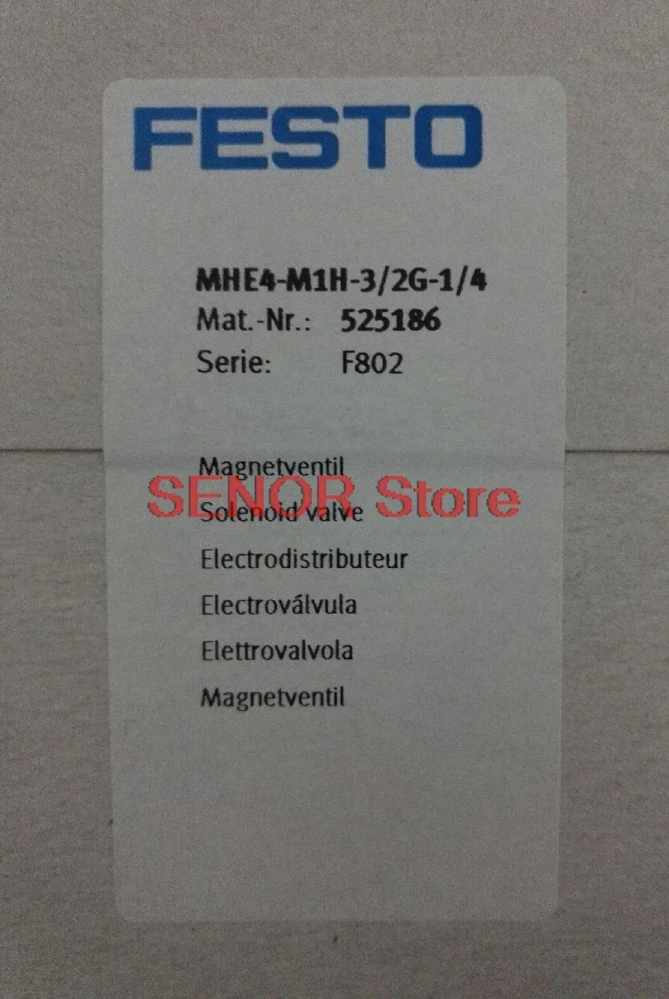 New original solenoid valve MHE4-M1H-3 2G-1/4 525186
New original solenoid valve MHE4-M1H-3 2G-1/4 525186
