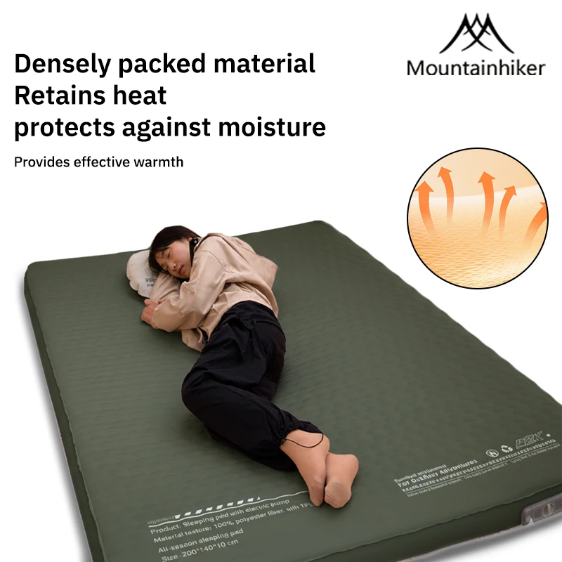 MOUNTAINHIKER Inflatable Mattress Upgrade Edition 10CM High Comes with Storage Bag Portable Camping Sleeping Pad Mat
MOUNTAINHIKER Inflatable Mattress Upgrade Edition 10CM High Comes with Storage Bag Portable Camping Sleeping Pad Mat