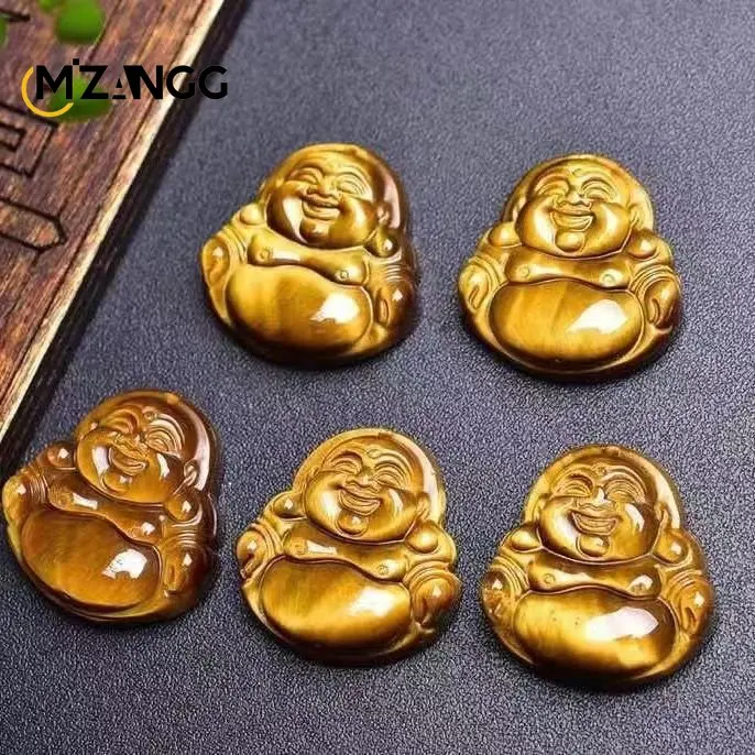 Natural Tiger Eye Stone Jade Buddha Pendant Hand-carved Fashion Charm Jewelry Lucky Amulet Holiday Gifts for Men and Women
Natural Tiger Eye Stone Jade Buddha Pendant Hand-carved Fashion Charm Jewelry Lucky Amulet Holiday Gifts for Men and Women