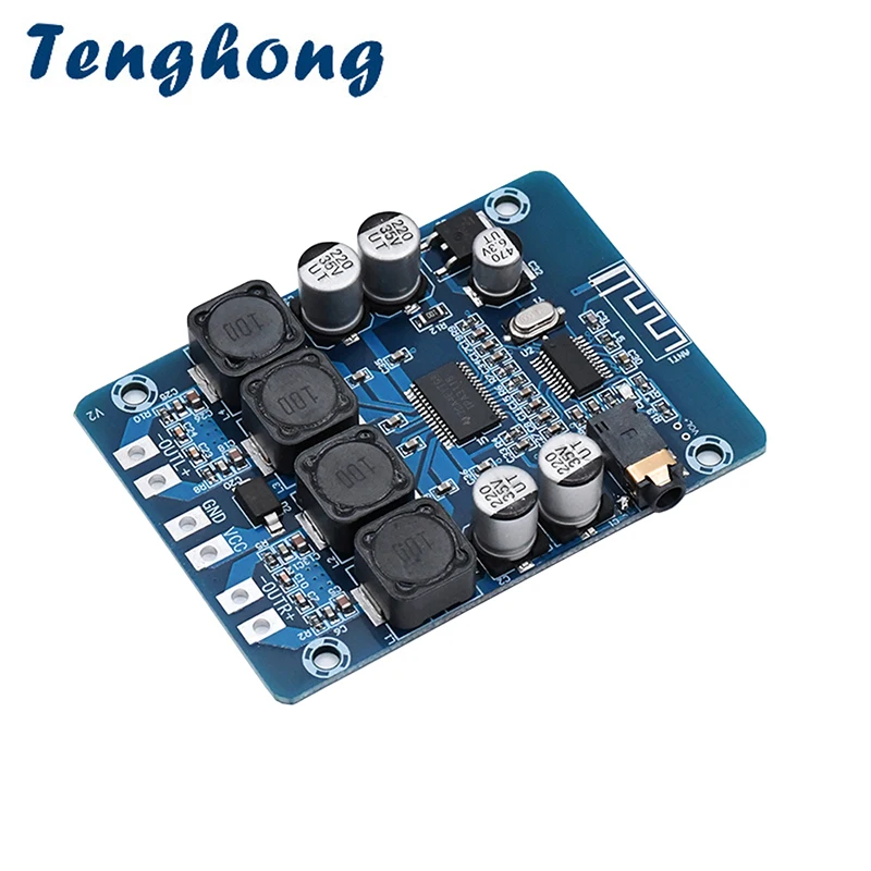 Tenghong 1pcs Bluetooth Digital Power Amplifier Board TPA3118 45W*2 Stereo Audio Amplificador Module DC12-28V For Home Theater
Tenghong 1pcs Bluetooth Digital Power Amplifier Board TPA3118 45W*2 Stereo Audio Amplificador Module DC12-28V For Home Theater