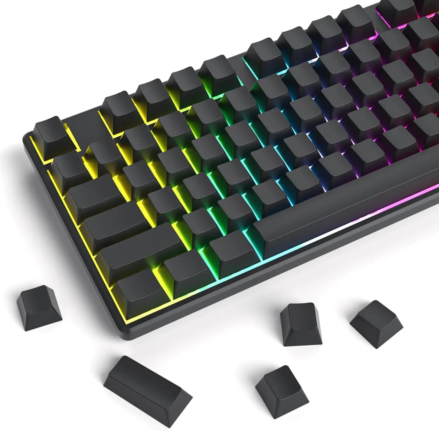 Thick PBT Keycaps Cherry Profile Minimalist Grey Black Keycap 129 Key with 7U Spacebar Custom Keycap for Mechanical Keyboard
Thick PBT Keycaps Cherry Profile Minimalist Grey Black Keycap 129 Key with 7U Spacebar Custom Keycap for Mechanical Keyboard