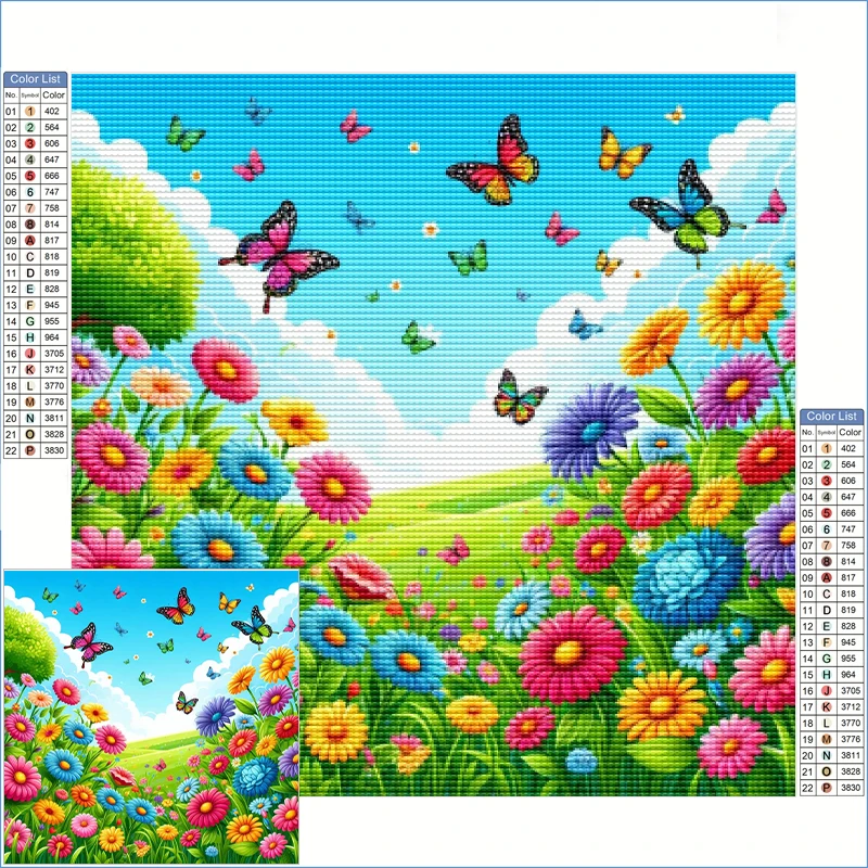 Diamond Painting Children Hobby Small Flowers Blooming And Butterfly 5d Diamond Art Square Drill Mosaic Cross Stitch Products
Diamond Painting Children Hobby Small Flowers Blooming And Butterfly 5d Diamond Art Square Drill Mosaic Cross Stitch Products