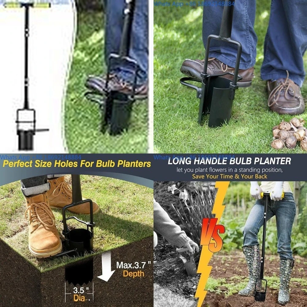 Bulb Planter Lawn Aerator Multi Functional Standing Soil Remover
Bulb Planter Lawn Aerator Multi Functional Standing Soil Remover