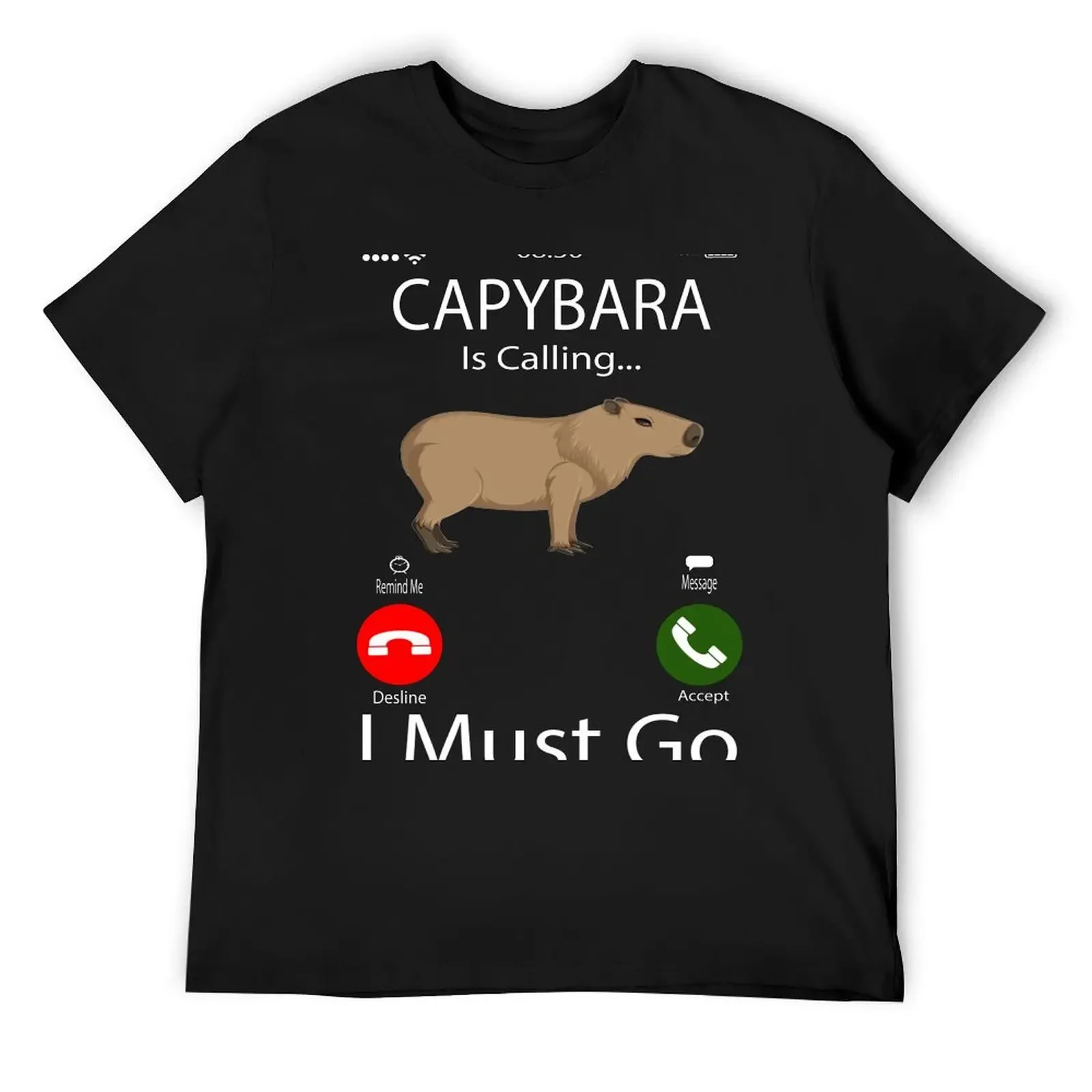 Capybara Is Calling I Must Go T-Shirt custom shirt funny costumes t shirt for men
Capybara Is Calling I Must Go T-Shirt custom shirt funny costumes t shirt for men