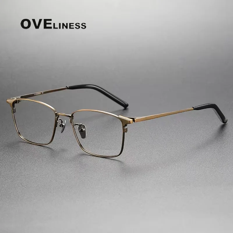 Pure Titanium Glasses Frame Men women 2026 New Retro Vintage Square male Eyeglasses frames full Eyewear Brand Design spectacles
Pure Titanium Glasses Frame Men women 2026 New Retro Vintage Square male Eyeglasses frames full Eyewear Brand Design spectacles