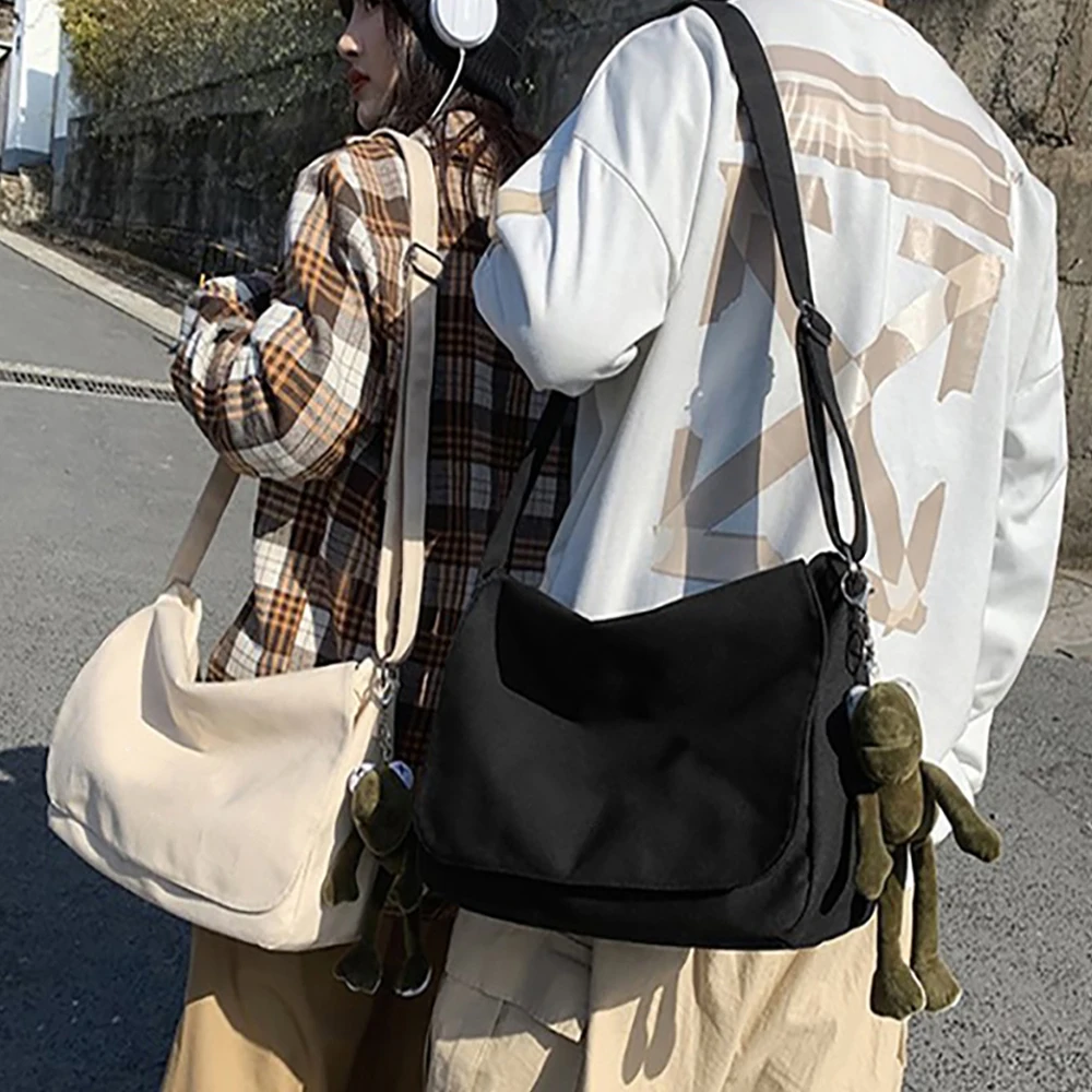 Canvas Diagonal Cross Bag Youth Fashion Casual Shoulder Bags Solid Color Women's Large Capacity Messenger Bag Organizer Handbag
Canvas Diagonal Cross Bag Youth Fashion Casual Shoulder Bags Solid Color Women's Large Capacity Messenger Bag Organizer Handbag