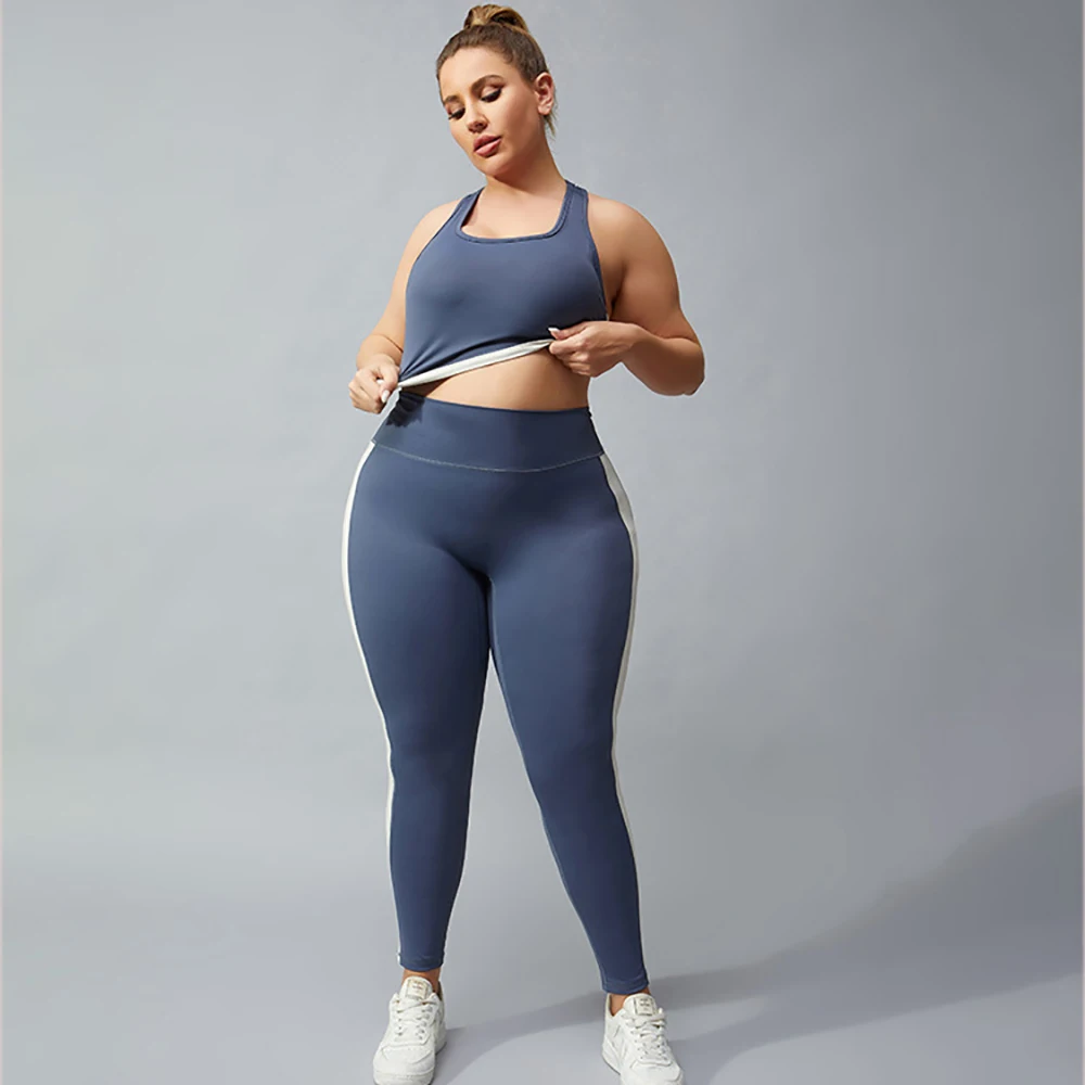 Plus Size Contrast Color Sports Suit Underwear Running Yoga I-shaped Vest Style Nude Contrast Color Fitness Pants Women Female
Plus Size Contrast Color Sports Suit Underwear Running Yoga I-shaped Vest Style Nude Contrast Color Fitness Pants Women Female