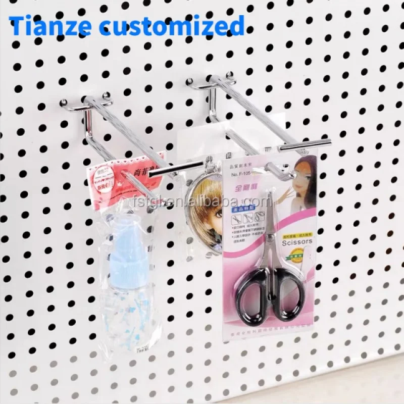 (Customized) TGL grid panel metal wire display rack custom clothes hanging wall hook pegboard slat wall hooks wire hook
(Customized) TGL grid panel metal wire display rack custom clothes hanging wall hook pegboard slat wall hooks wire hook