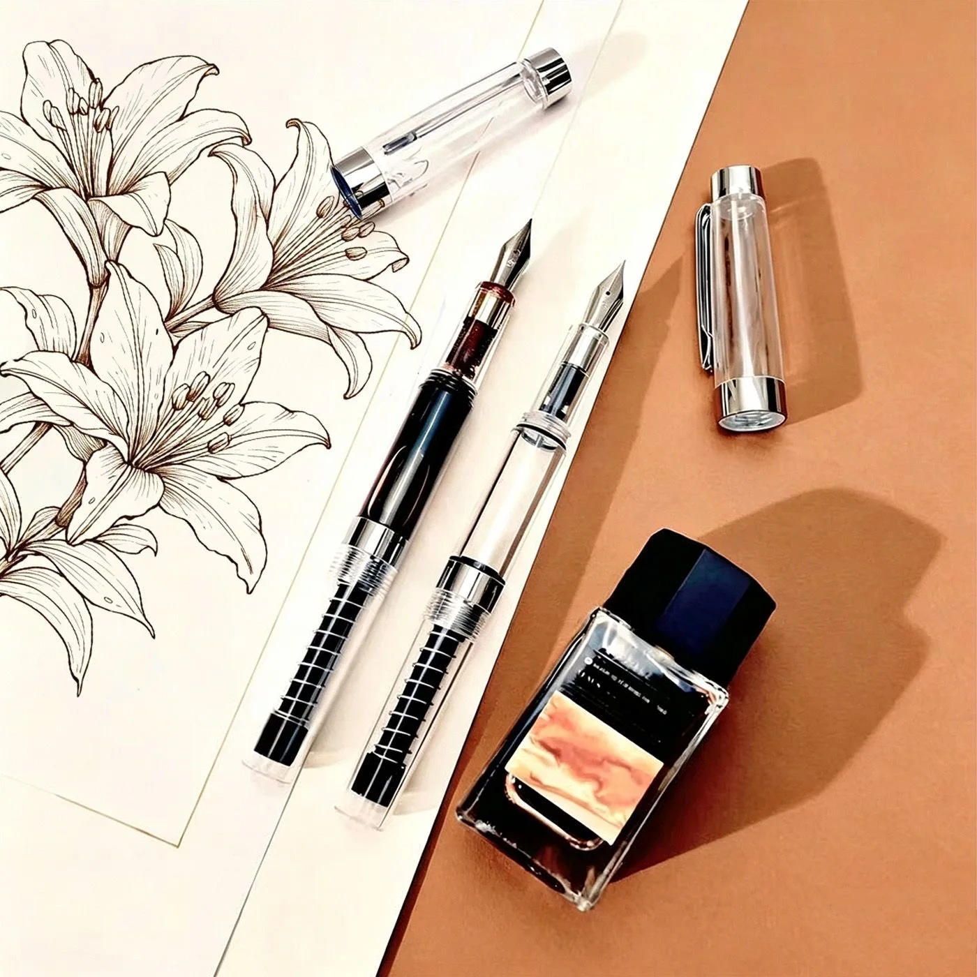 BANMI Fountain Pen EF F Nib Drawing Pen Art Tool Fine Line for Sketch Watercolor Painting Office School Supplies Stationery
BANMI Fountain Pen EF F Nib Drawing Pen Art Tool Fine Line for Sketch Watercolor Painting Office School Supplies Stationery