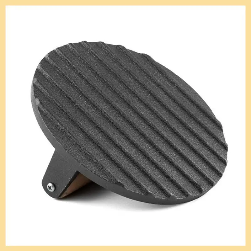 1 Piece Meat Press Board With Wooden Handle For BBQ, Steak Grill Round Meat Press, Black Meat Patty Press (Round)
1 Piece Meat Press Board With Wooden Handle For BBQ, Steak Grill Round Meat Press, Black Meat Patty Press (Round)