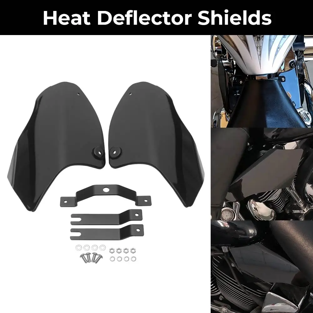 1 Pair Heat Deflector Shields Black ABS Plastic Motorcycle Fit For Harley Softail Heritage Springer FLSTS/I 2000 2001 2002 2003
1 Pair Heat Deflector Shields Black ABS Plastic Motorcycle Fit For Harley Softail Heritage Springer FLSTS/I 2000 2001 2002 2003