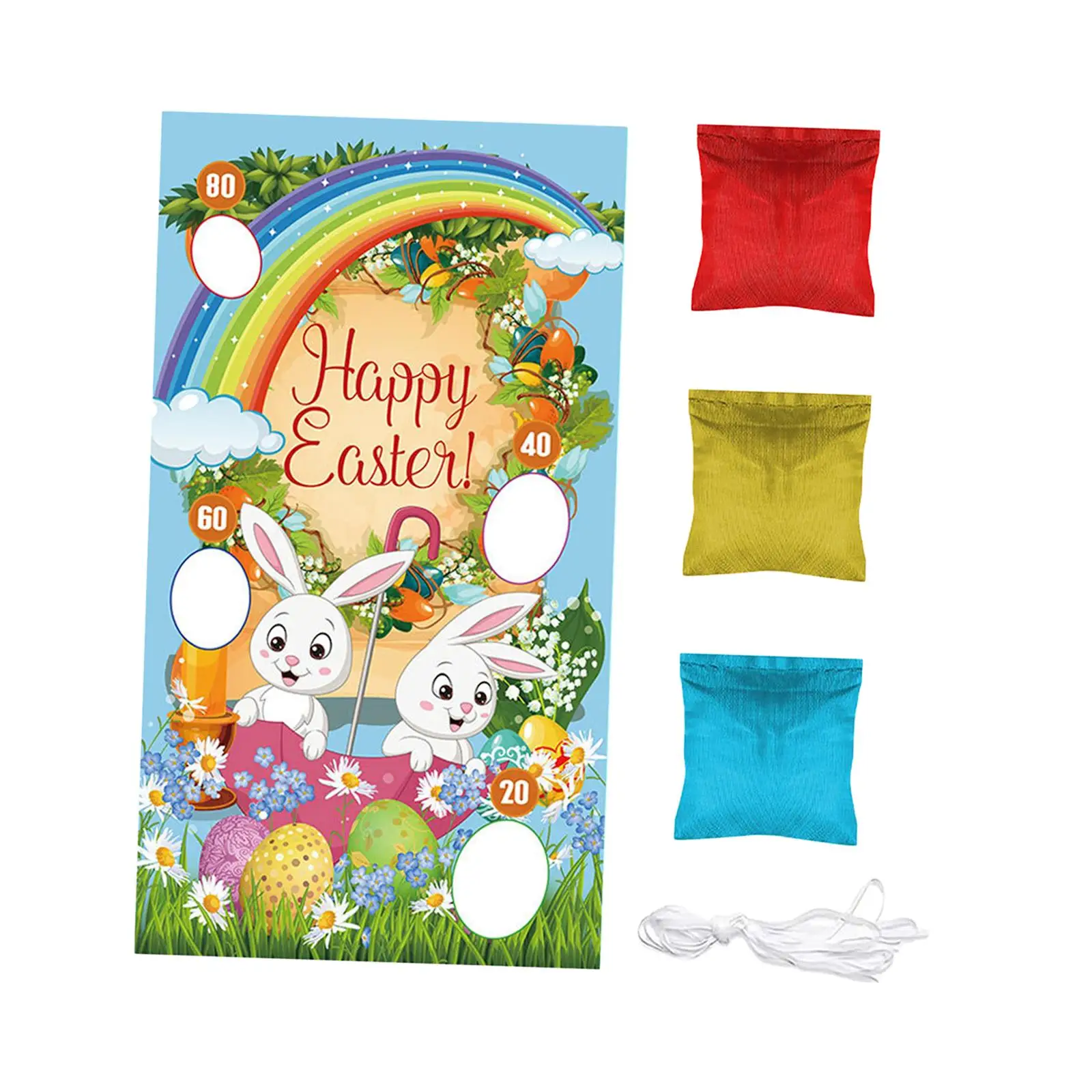 Toss Game Banner Party Decoration with 3 Bean Bags for Family Gathering Easter Decor Reusable Indoor and Outdoor Outside Toys
Toss Game Banner Party Decoration with 3 Bean Bags for Family Gathering Easter Decor Reusable Indoor and Outdoor Outside Toys