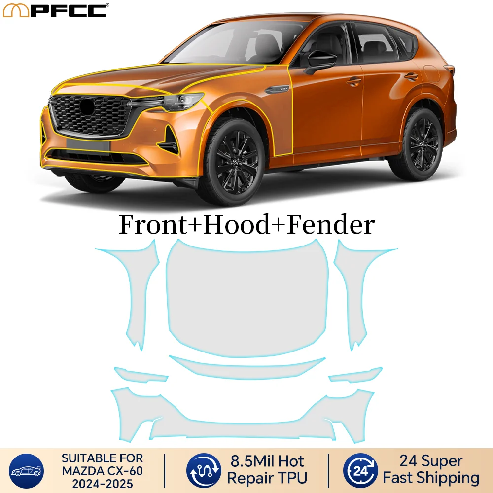 Для MAZDA CX-60 2024-2025 Защитная пленка для краски из ТПУ, предварительно вырезанная пленка против царапин, PPF, кузов автомобиля, прозрачный бюстгальтер, устойчивый невидимый комплект
Для MAZDA CX-60 2024-2025 Защитная пленка для краски из ТПУ, предварительно вырезанная пленка против царапин, PPF, кузов автомобиля, прозрачный бюстгальтер, устойчивый невидимый комплект