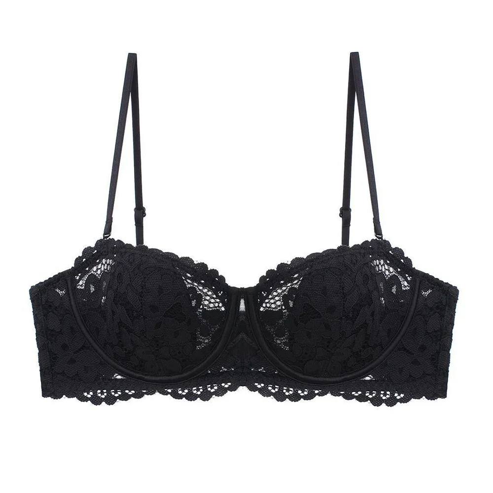 French Embroidered Lace Bra with Soft Steel Ring Women's Thin Cotton 1/2 Cup Underwear Suit Sexy Sweet Anti Sagging Lingerie Set
French Embroidered Lace Bra with Soft Steel Ring Women's Thin Cotton 1/2 Cup Underwear Suit Sexy Sweet Anti Sagging Lingerie Set
