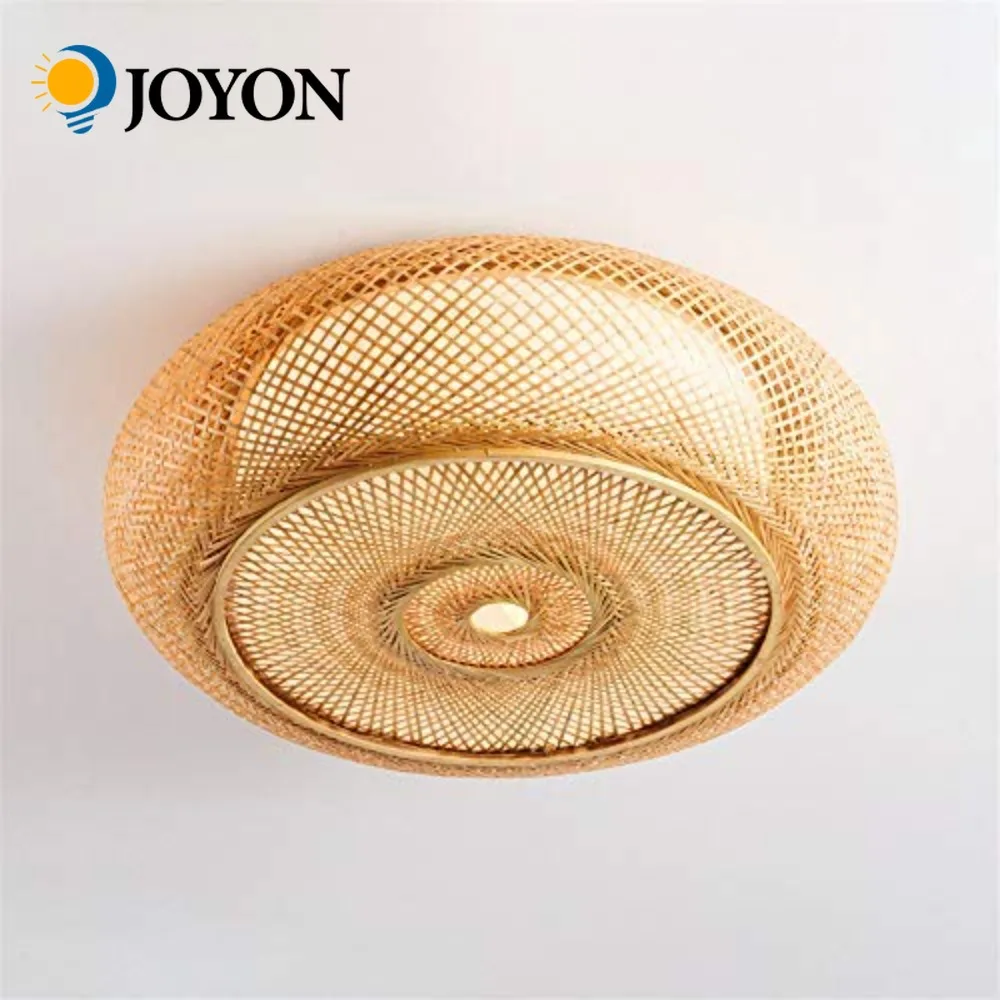 JOYON 40/50/60CM Ceiling Lamp Mount Ceiling Light Rustic Rattan Bamboo Flush Lamp Eco Friendly Lamp Handcraft for Decoration
JOYON 40/50/60CM Ceiling Lamp Mount Ceiling Light Rustic Rattan Bamboo Flush Lamp Eco Friendly Lamp Handcraft for Decoration