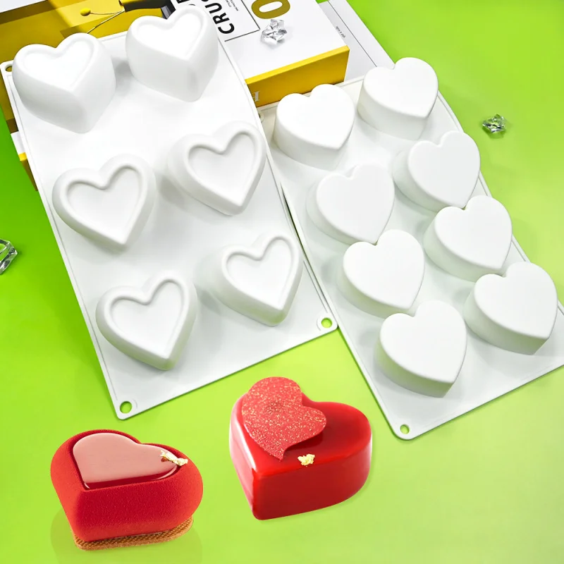 Valentine's Day8Even Peach Heart French Mousse Mold6Even Groove Love Cake Mold Chocolate Decoration Baking Tool
Valentine's Day8Even Peach Heart French Mousse Mold6Even Groove Love Cake Mold Chocolate Decoration Baking Tool