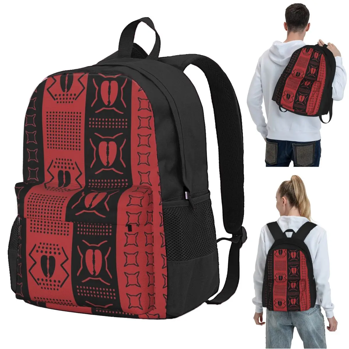 Authentic Bogolan Pattern Backpack Student BookBag Kids School Bag Laptop Shoulder Bags for Boys Girls
Authentic Bogolan Pattern Backpack Student BookBag Kids School Bag Laptop Shoulder Bags for Boys Girls