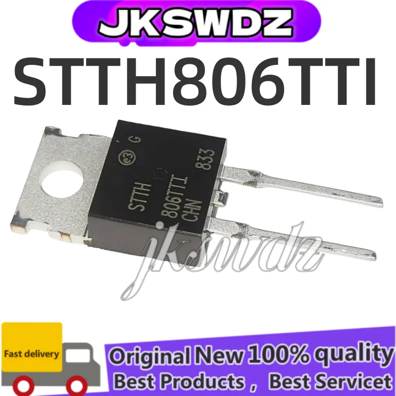 5/10/30pcs/lot new Original STTH806TTI 600V/8A STH806TTI TO-220-2 fast recovery diode
5/10/30pcs/lot new Original STTH806TTI 600V/8A STH806TTI TO-220-2 fast recovery diode