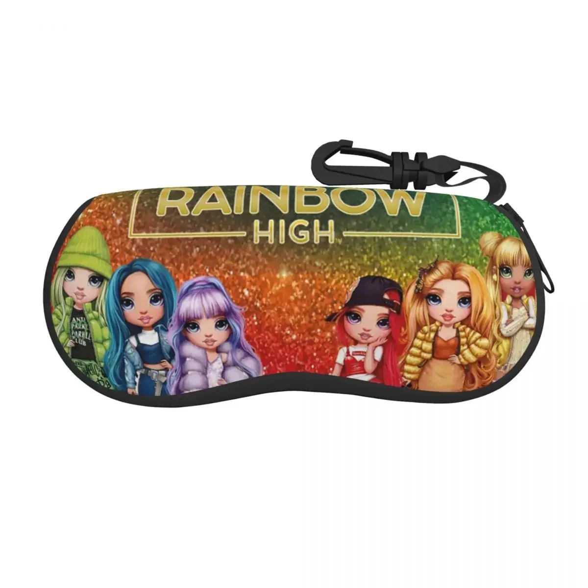 Rainbow High Dolls Characters Sunglasses Soft Case Neoprene Zipper Shell Eyeglass Case Custom Protective Box For Glasses
Rainbow High Dolls Characters Sunglasses Soft Case Neoprene Zipper Shell Eyeglass Case Custom Protective Box For Glasses
