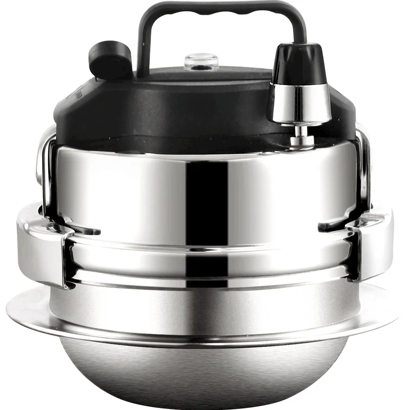 Cross-border food grade 304 mini stainless steel pressure cooker gas induction cooker outdoor household small pressure cooker
Cross-border food grade 304 mini stainless steel pressure cooker gas induction cooker outdoor household small pressure cooker